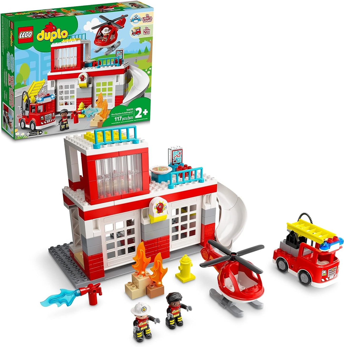 LEGO DUPLO Fire Station & Helicopter Playset 10970