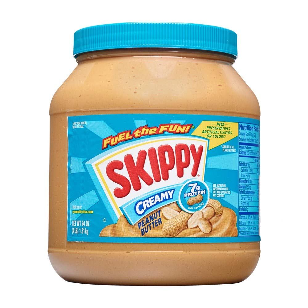 Skippy Creamy Peanut Butter, 64 Ounce