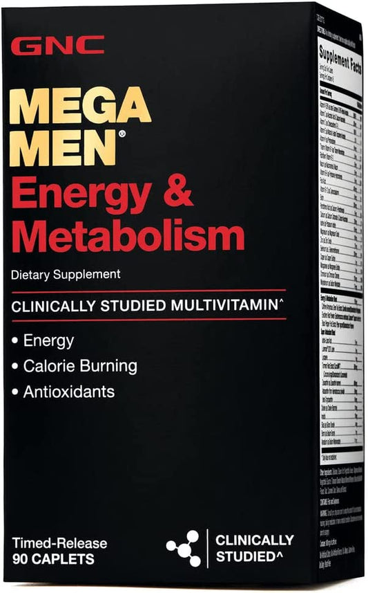 GNC Mega Men Energy Metabolism 90 Caplets